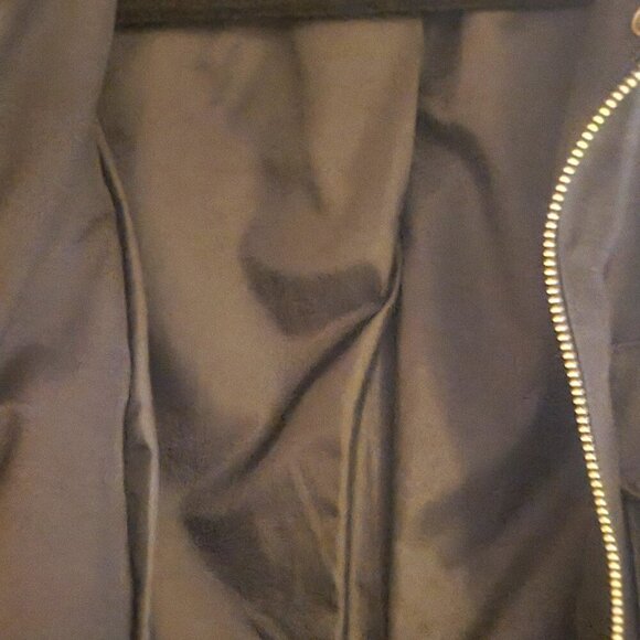 Women's Black Short Trench-Style Jacket - Size S - Picture 10 of 10